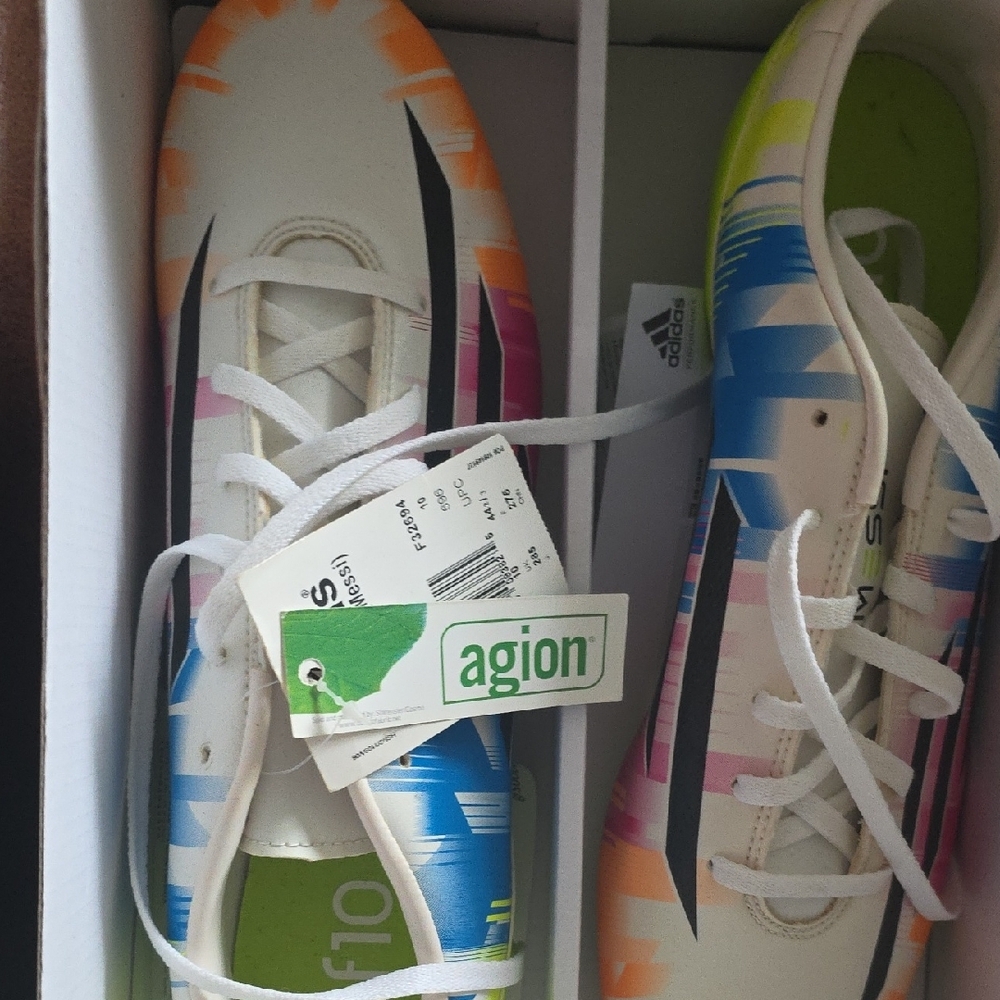 Adidas Multicolor Soccer Cleats F10 Messi Retro